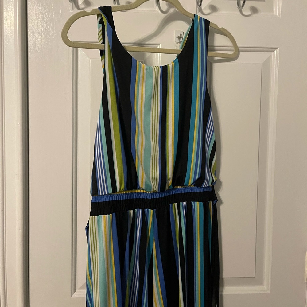 Striped jumpsuit
